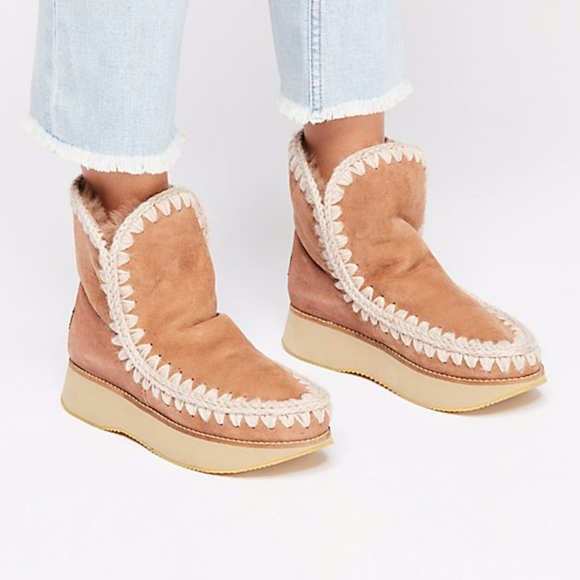 mou shearling boots